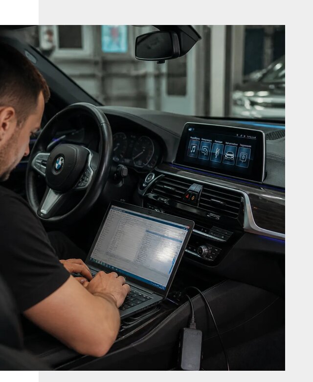 Русификация мультимедиа BMW для авто под ключ в Воронеже