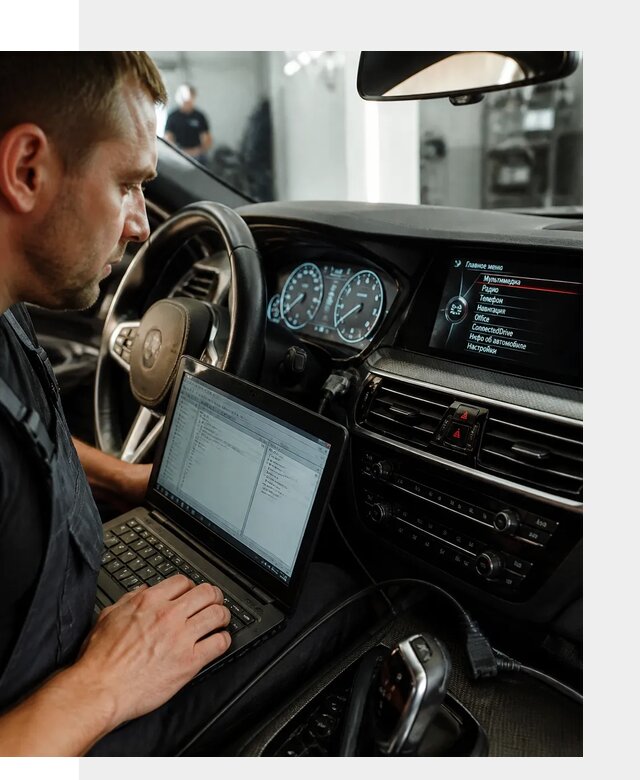 Русификация приборной панели BMW для авто в Воронеже от компании