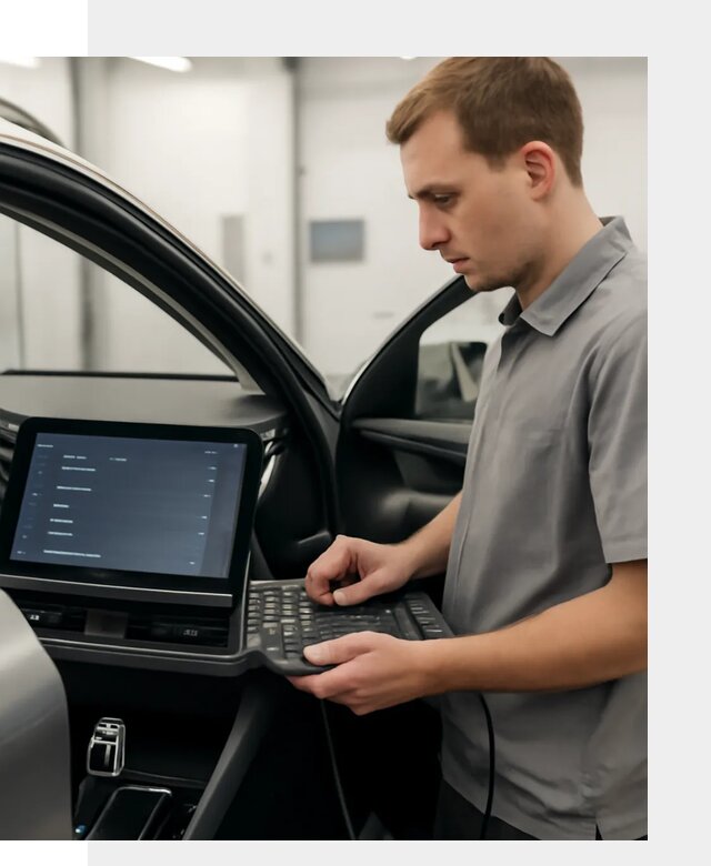Русификация мультимедиа автомобилей Lynk Co в Воронеже